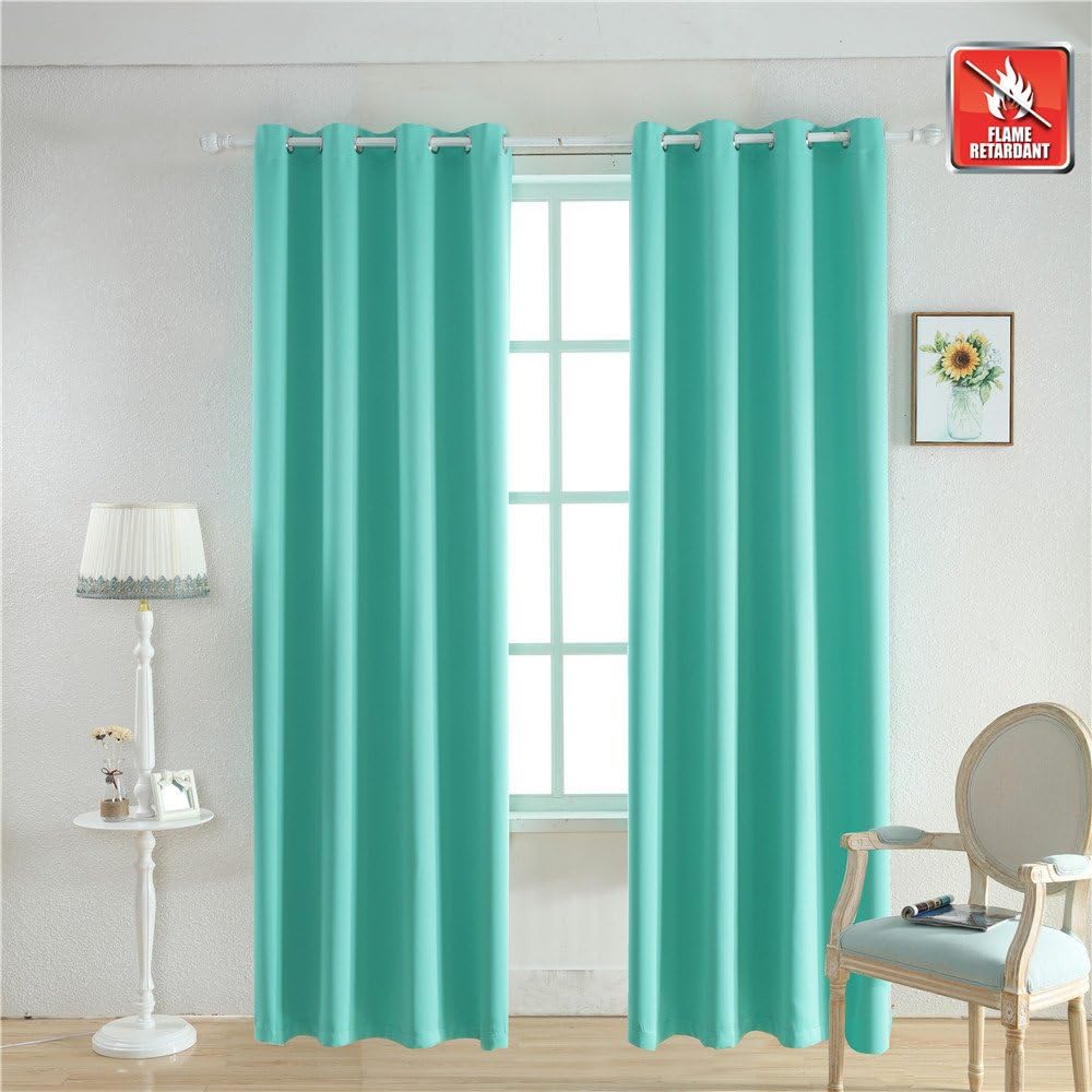 BEGOODTEX Inherent Flame Fire Retardant Grommet Blackout