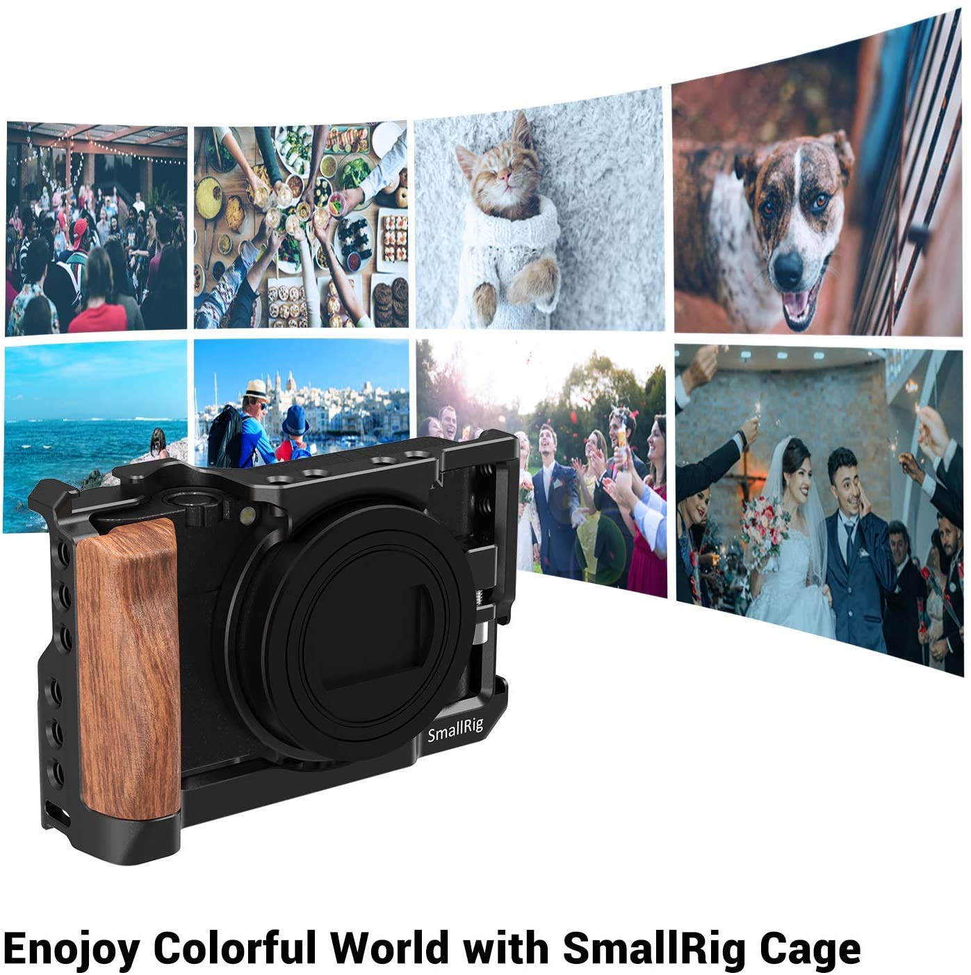 SMALLRIG RX100 VII Cage et RX100 VI Cage Seulement pour Sony RX100 VII et RX100 VI - 2434