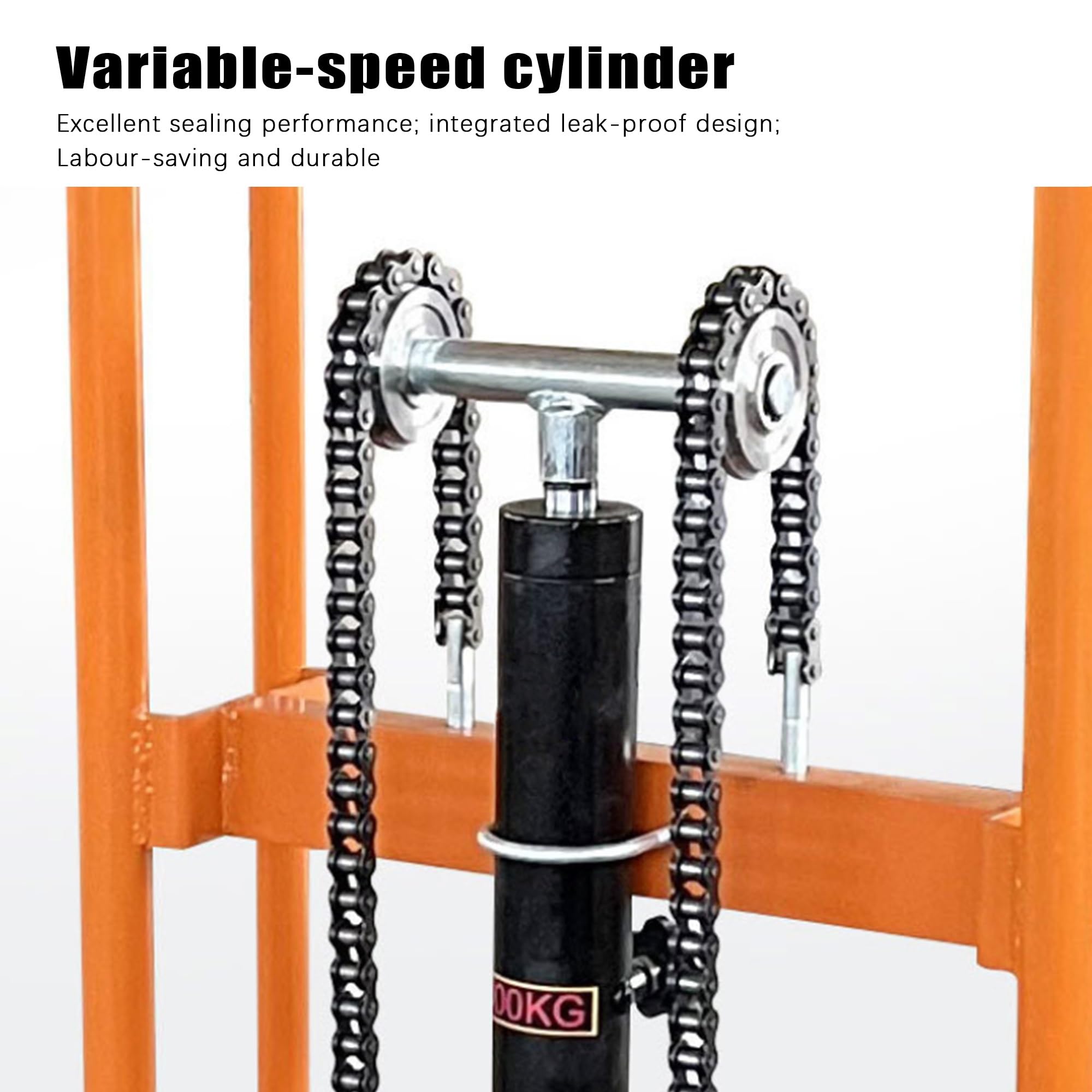 Transpalette Manuel, Chariot 200 kg, Hauteur de Levage 900 mm, Roues en PU, for projets domestiques, Installation de