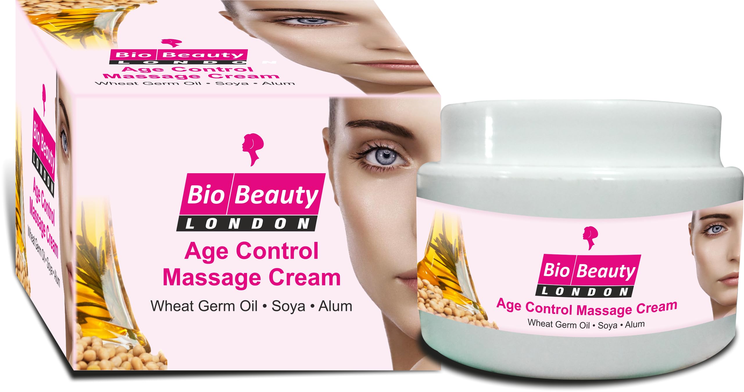 Bio Beauty Age Control Face Massage Cream Enriched With Natural Extracts For Women & Men - 100 Gram