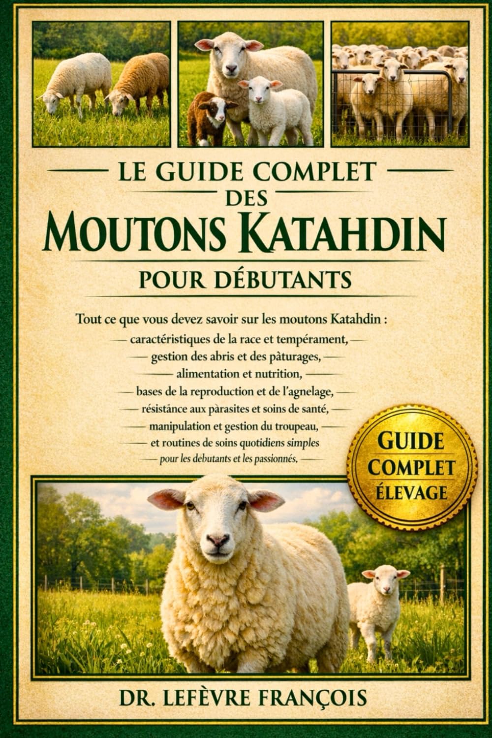LE GUIDE COMPLET DES MOUTONS KATAHDIN POUR DÉBUTANTS: Tout ce que vous devez savoir sur les moutons Katahdin : caractéristiques de la race ... simples pour les débutants et les passionnés.