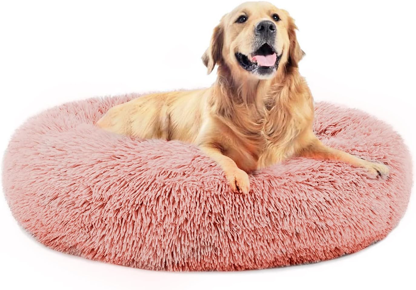 Peto-Raifu ペットベッド ペットクッション ペットマット ペットソファ ラウンド型 丸型 ドーナツペットベッド ぐっすり眠