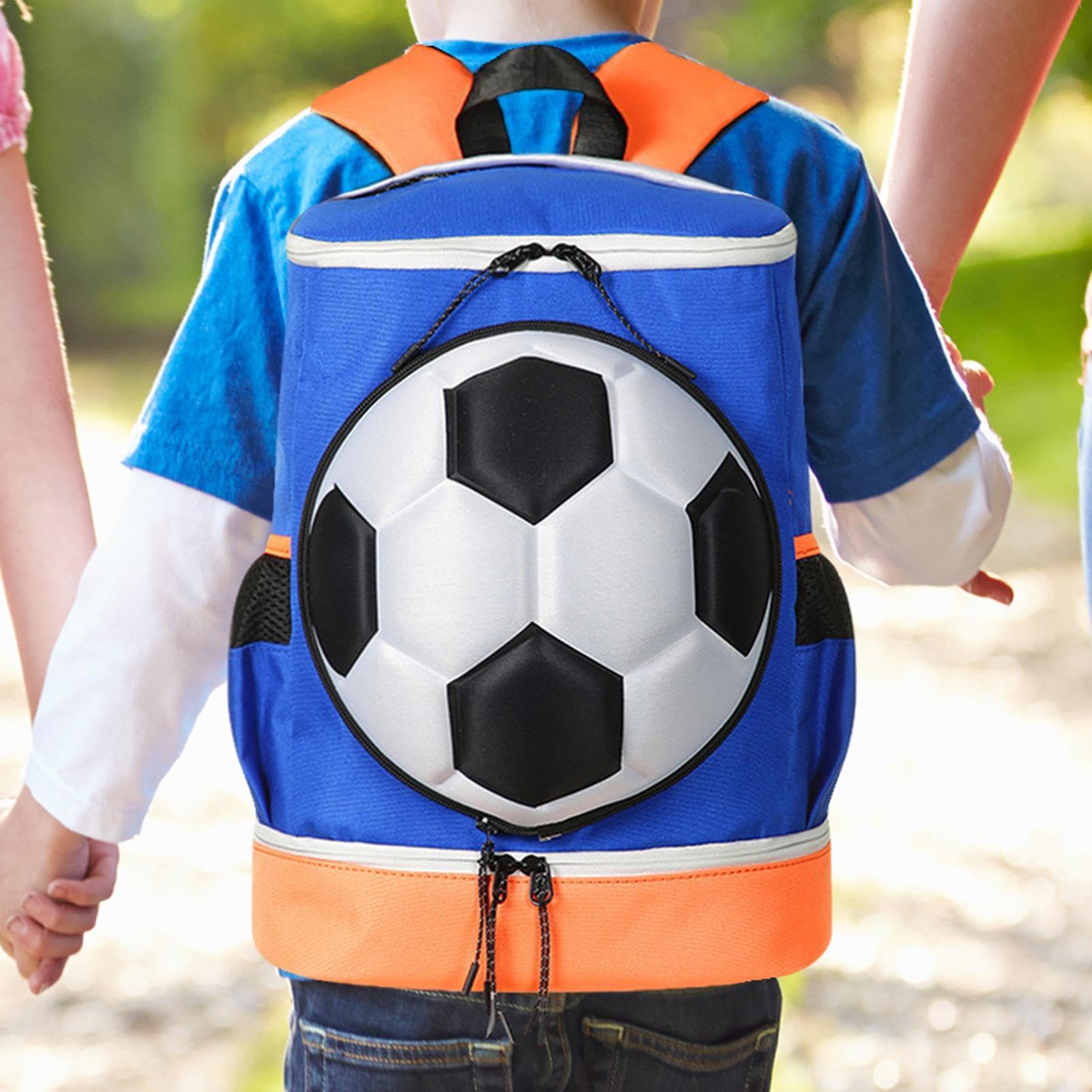 Zaino sportivo per bambini, Zaino con pallone da calcio | Zaino da calcio Borsa da calcio,Borsa da calcio di grande capacità, zaino da pallavolo con scomparto per palloni da basket, vol
