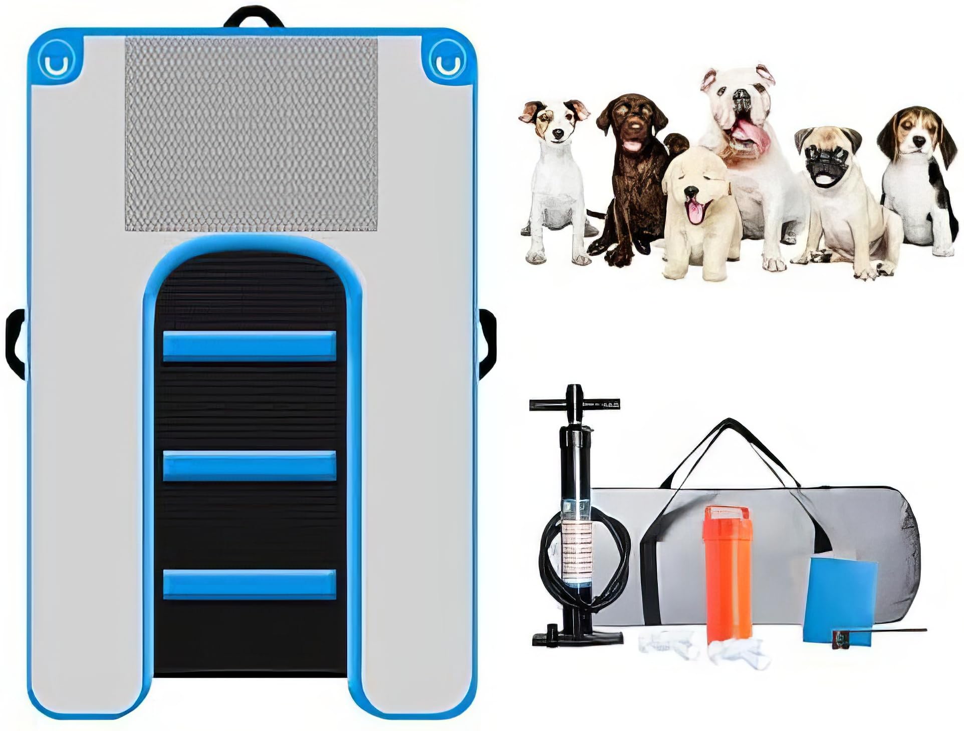 Rampe d'eau gonflable pour chien pour sortir facile des piscines et quais