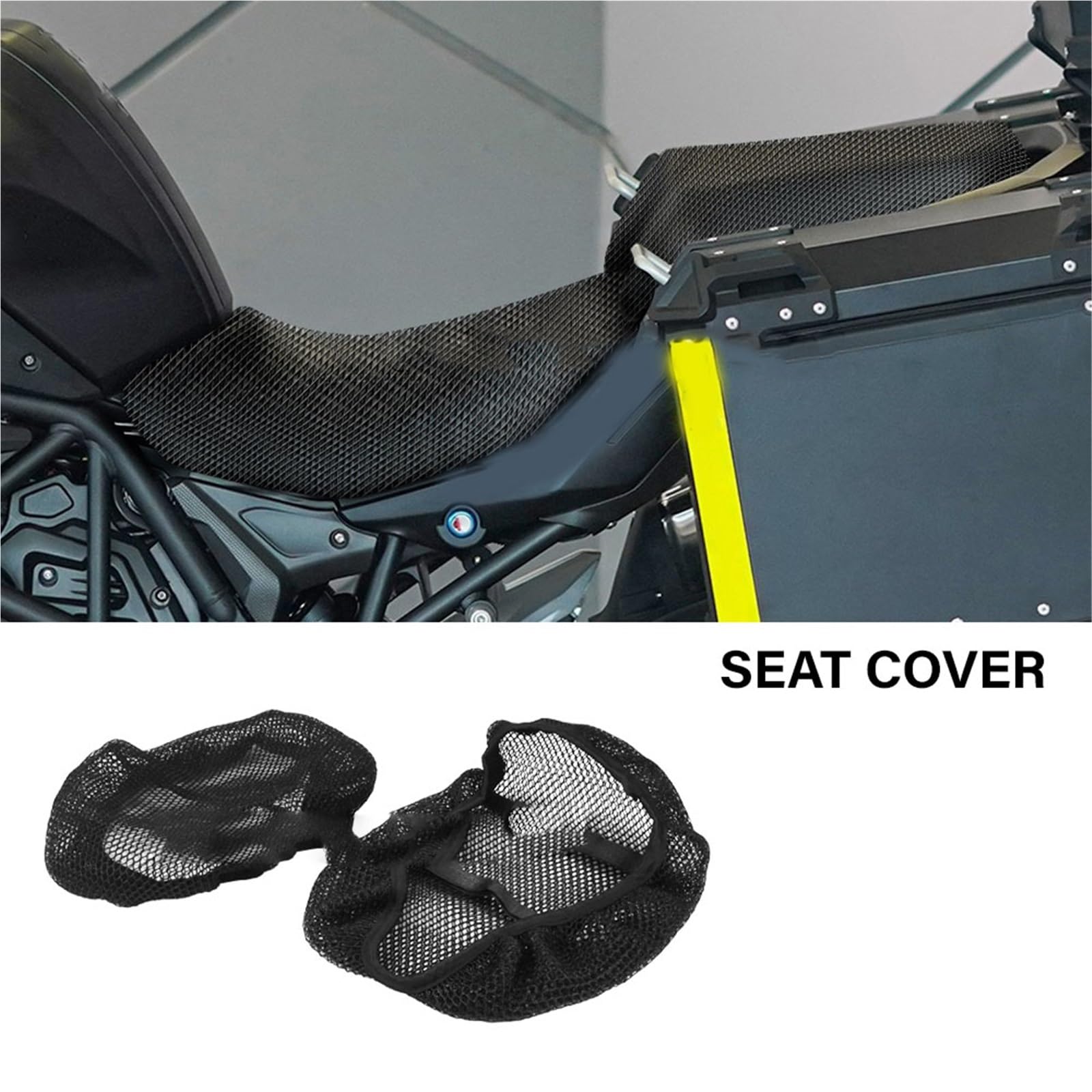Cuscino Del Sedile In Nylon Per Conducente Con Copertura Di Raffreddamento In Rete 3D Per Benelli TRK 552 TRK552 X 2024- Accessori Moto