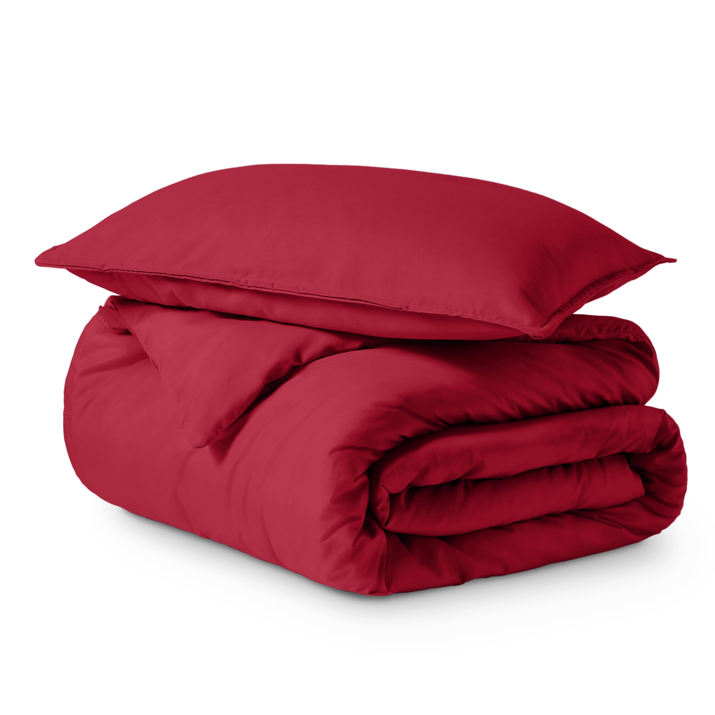 Bare Home Duvet Cover Set Single Size, Premium 1800 Ultra-Soft Duvet Cover Set, Lightweight, Cooling Duvet Cover