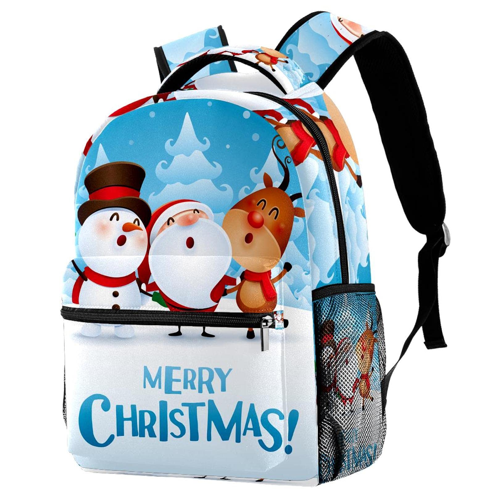 Sac à dos imprimé cerf multicolore 29x20x40cm pour ordinateur - 7