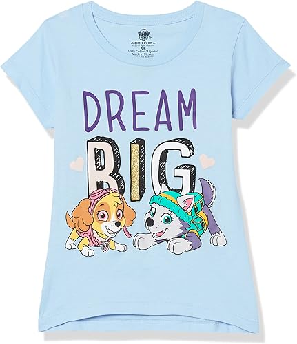 Nickelodeon Camiseta Little Paw Patrol Pups Dream Big The Princess para niña