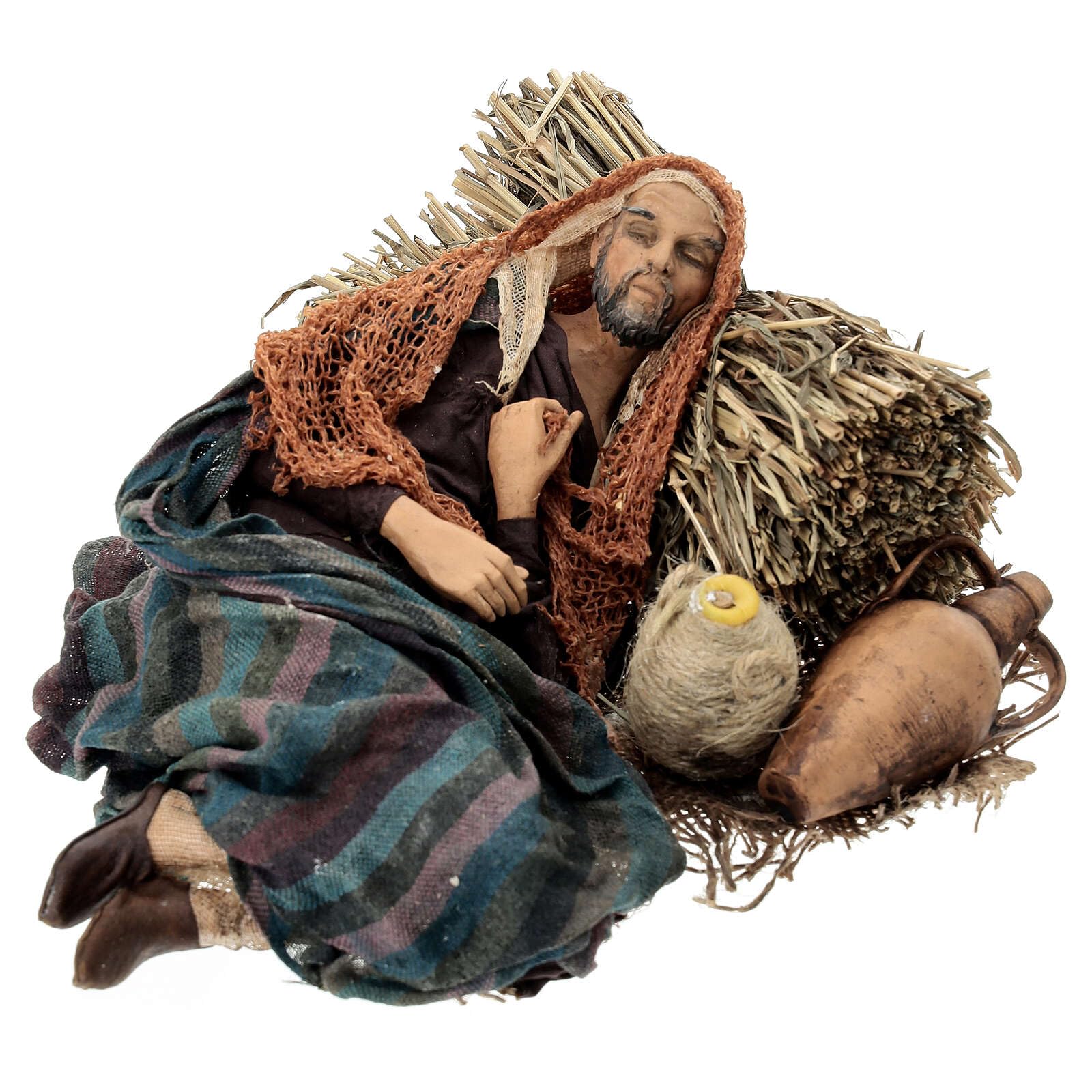 Sleeping Man 30cm Angela Tripi Nativity Scene
