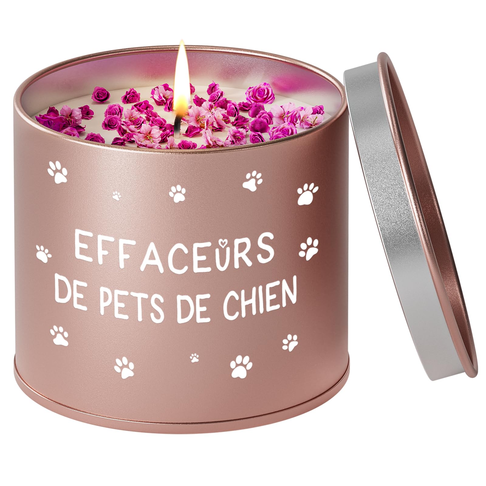Cadeau bougie chat pour maman | Bougie décorative faite main en cire de soja | Cadeau pour amoureux des chatons | Bougie Fête des Mères | Cadeau bougie pour la Saint-Valentin - France