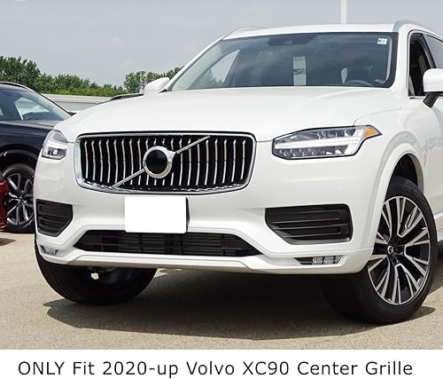 Miniatura 3 de iJDMTOY Exact Fit - Rejilla de color de bandera de Suecia compatible con parrilla delantera Volvo XC90 LCI de 2 generación 2020 en adelante (color