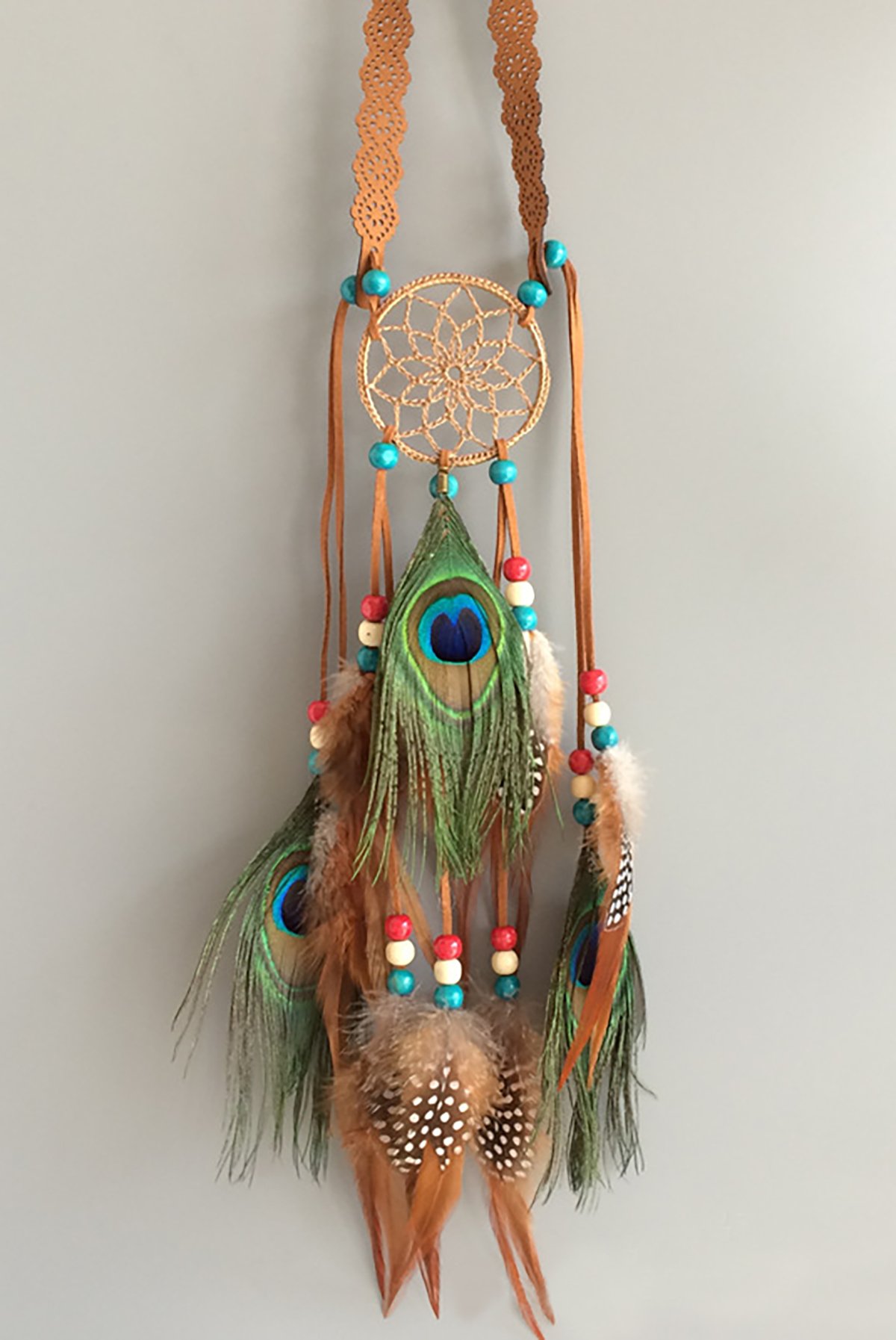 Amazon.com : Women Lady Bohemian Peacock Feather Headband 