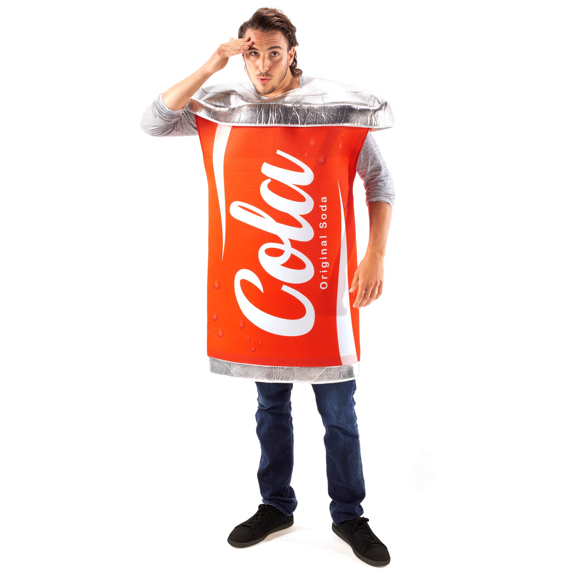 Beverage Can Costume | Slip On Halloween Costume for Women and Men| One Size Fits All