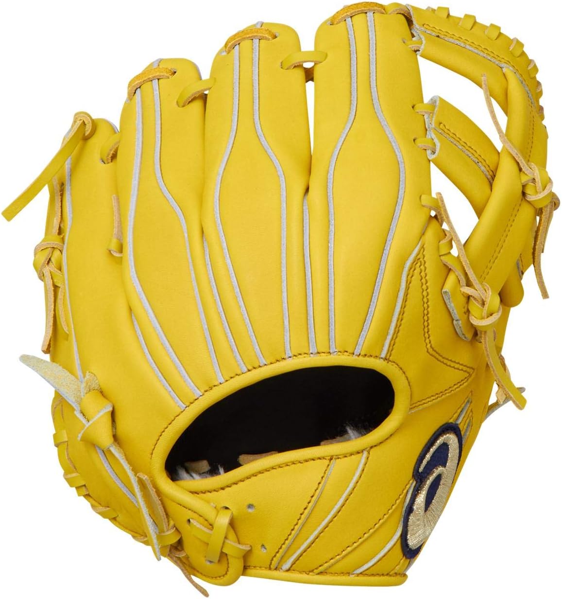 Asics 3124A208 GOLDSTAGE i-Pro Baseball Gold Stage i-Pro Tanaka Model, LH (Right Throwing), RH (for Left Throwing), for Boys Soft Grabs, All Round, Medium Size