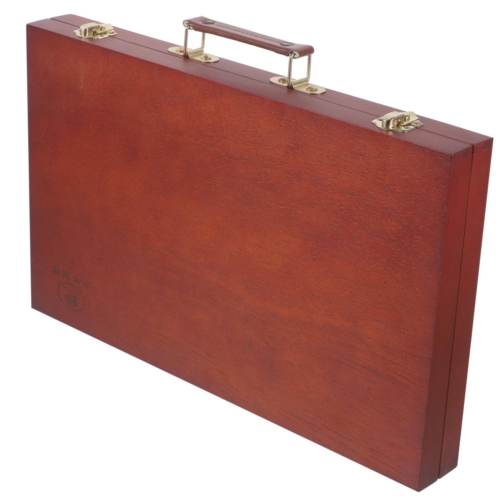 VILLCASE Wooden School Box for Artwork Storage Portable Artist Supply Storage Box for Painting Tools
