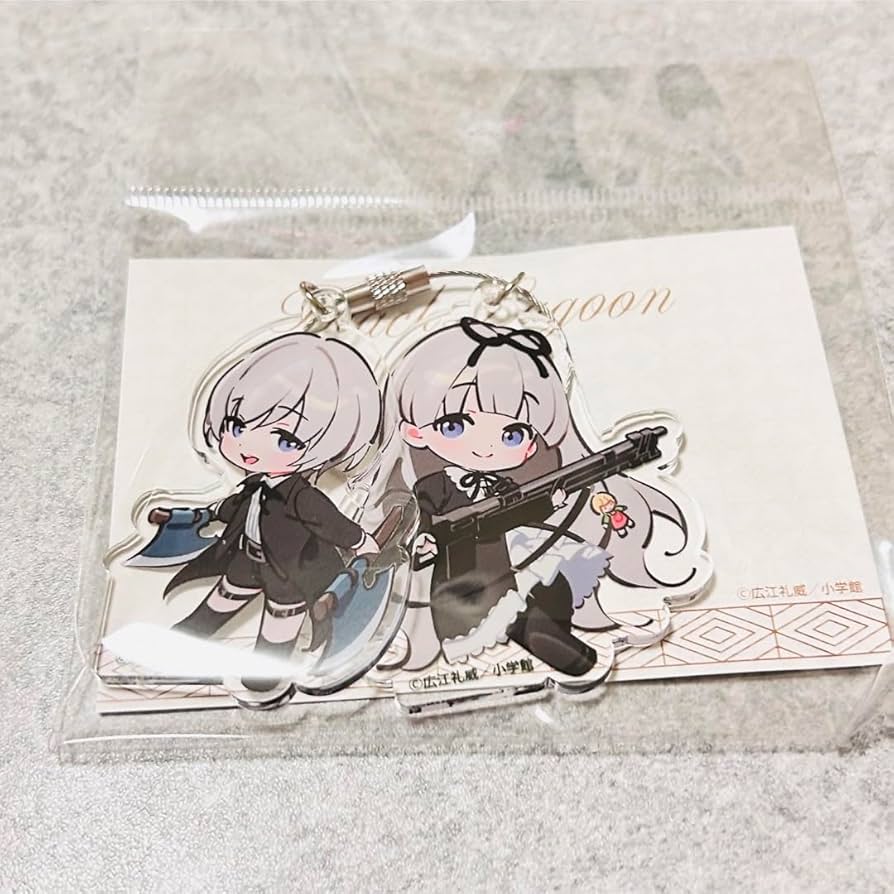 ブラックラグーン　アクリルスタンド　ヘンゼル・グレーテル BLACK LAGOON - ヘンゼル＆グレーテル パーツ付きBIGアクリル