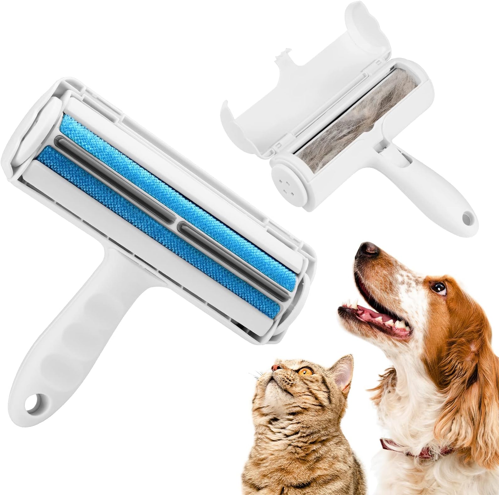 Brosse à Peluches Réutilisable Double Face - Pour Poils De Chien - Sans Marque