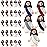 Bememo 25 Pcs Little Jesus Figures Original Design Mini Rubber Jesus Toys to Hide and Seek Religious Party Favors Sunday School Baptism Gifts(Retro Color)