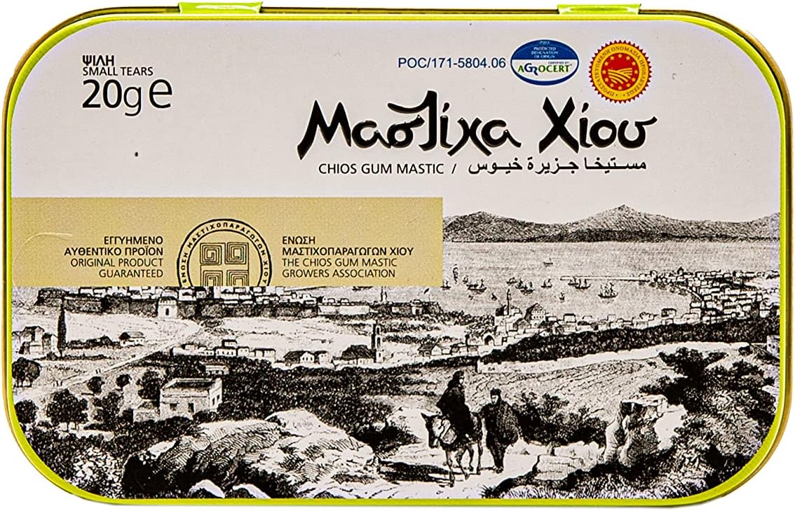 Chios Mastiha Small Tears 20gr - Xios Mastic (Metal Box)