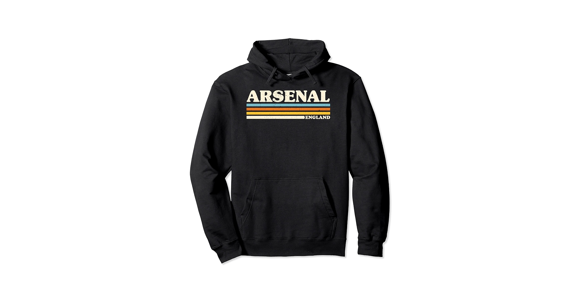 Amazon.com: Retro Stripe Arsenal Pullover Hoodie : Clothing