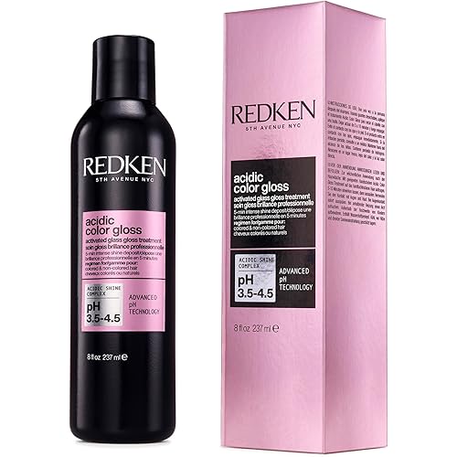 Redken Acidic Color Gloss Glass Gloss Treatment For Color-Treated Hair - Rinse Out Glossing Treatment, Intense Shine & Conditioning