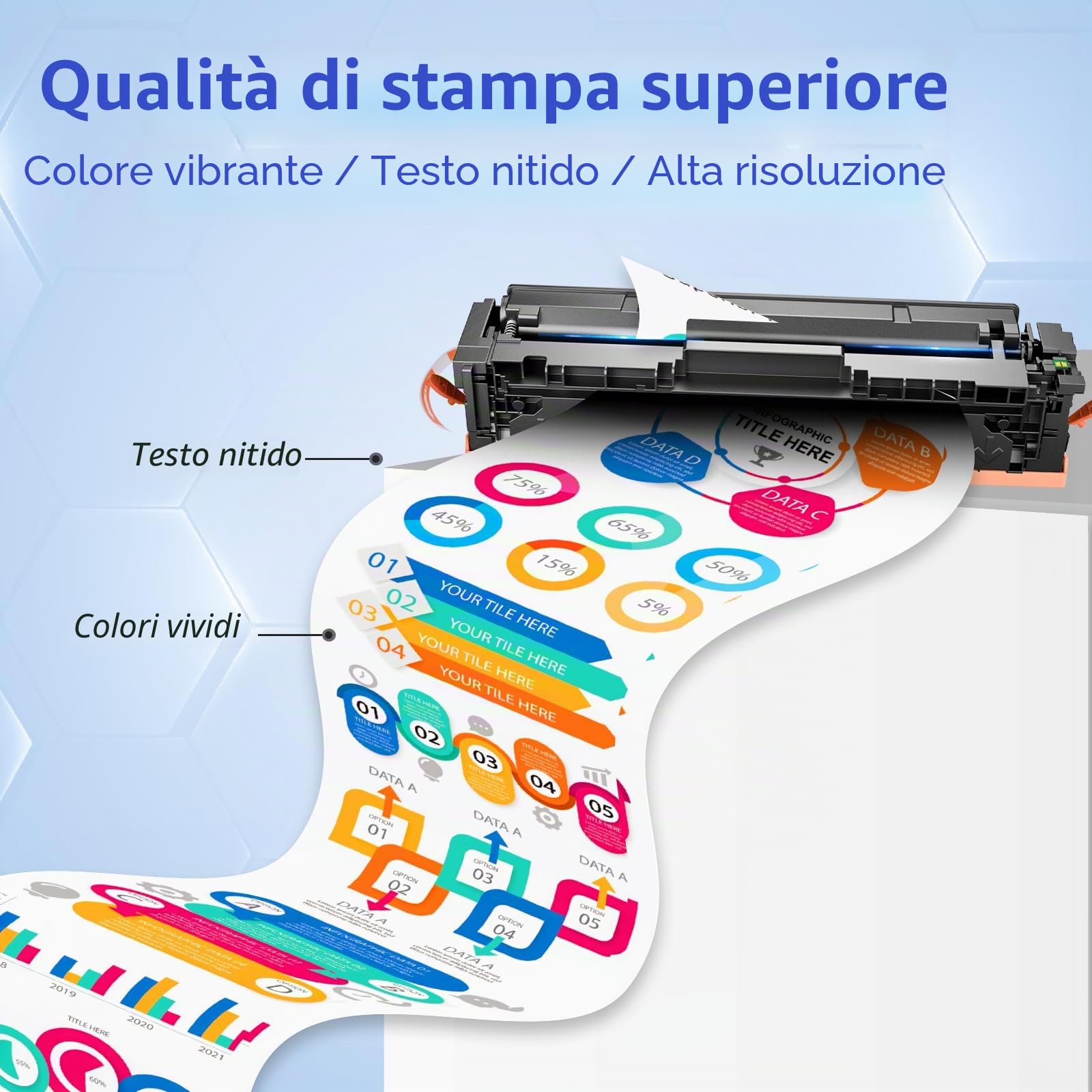 MYCARTRIDGE Ricambio per HP 219A Toner Set (Con Chip) per 219X 219A per HP Color Laserjet Pro MFP 3302FDWG Toner per MFP 3302SDWG 3302FDNG per W2190A W2191A W2192A W2193A (Confezione da 4) | 219A Toner compatibile con HP Color LaserJet Pro MFP 3302FDWG 33