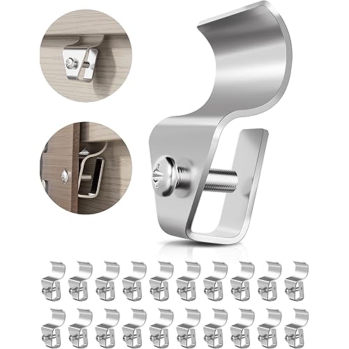 Siding Hooks for Hanging Outdoor, 20-Piece Vinyl Siding Hooks Set, Waterproof & Rust-Resistant, Ideal for Hanging House Address Plaque, Plants, Lights, 1.8x1.9x3.5CM