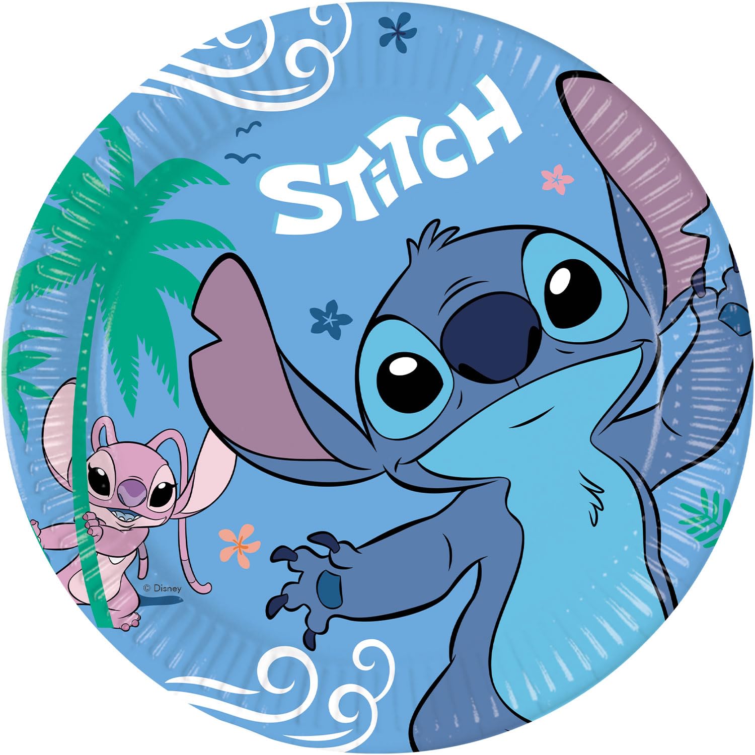 Rubies 8 Stitch 23 Cm Paper Plates