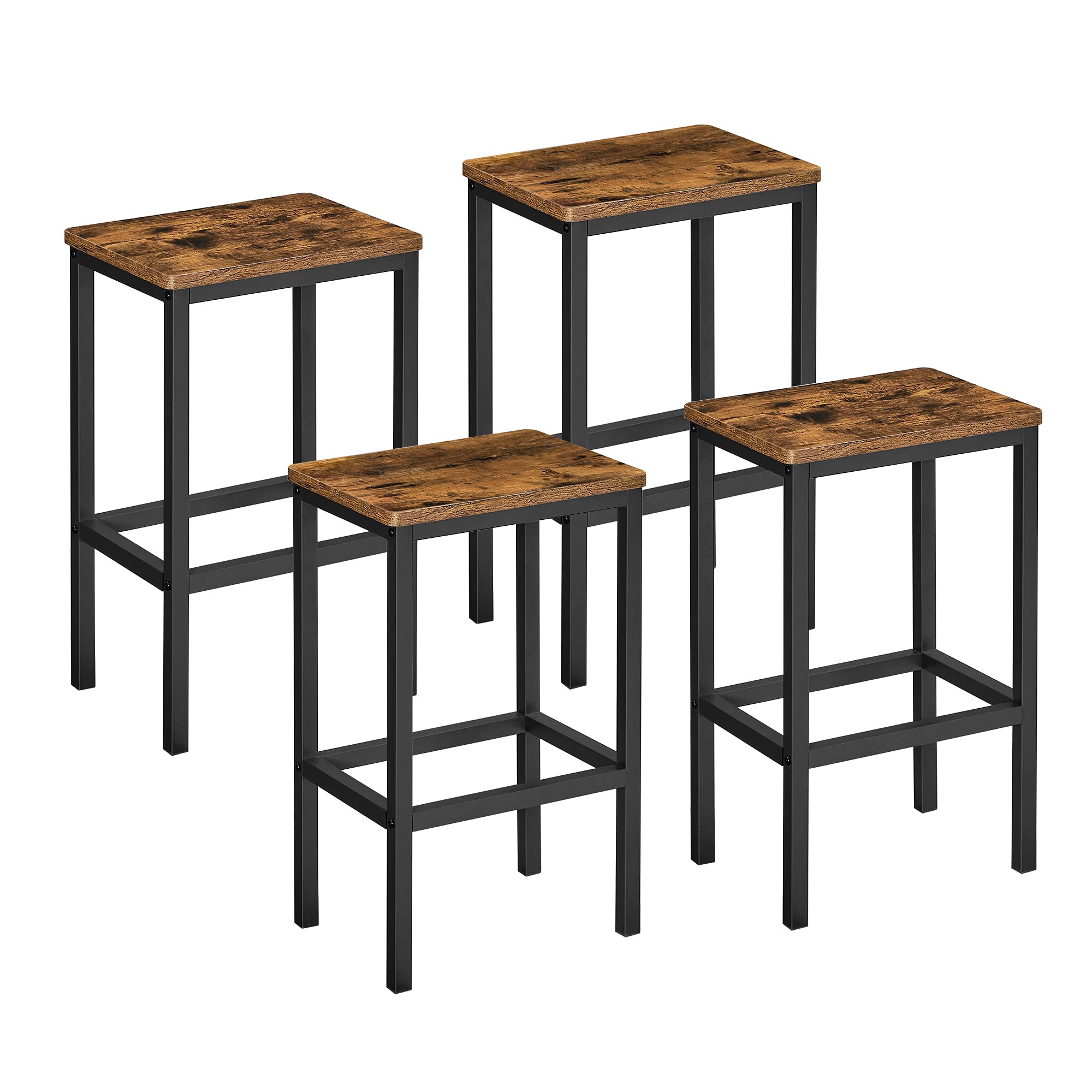 VASAGLE ALINRU Bar Stool Set of 4