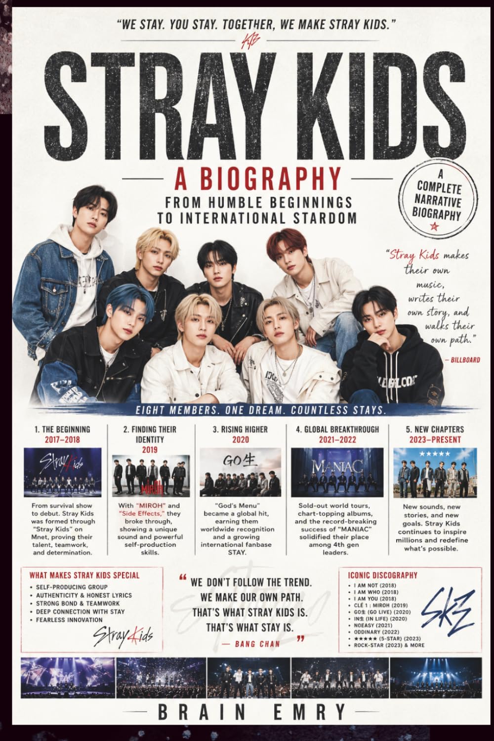 STRAY KIDS A BIOGRAPHY: From Humble Beginnings to International Stardom