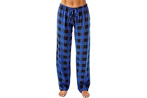 Women's Buffalo Plaid Halloween Pajama Pants