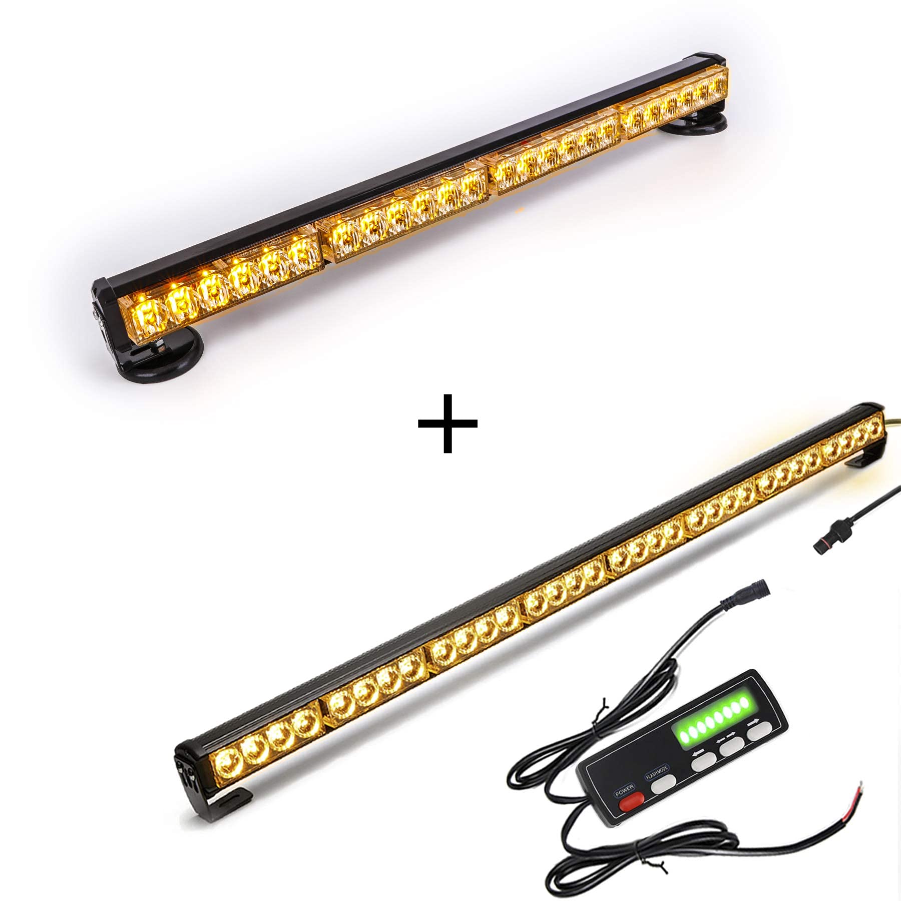 35.5 Inch Amber Emergency Strobe Light 