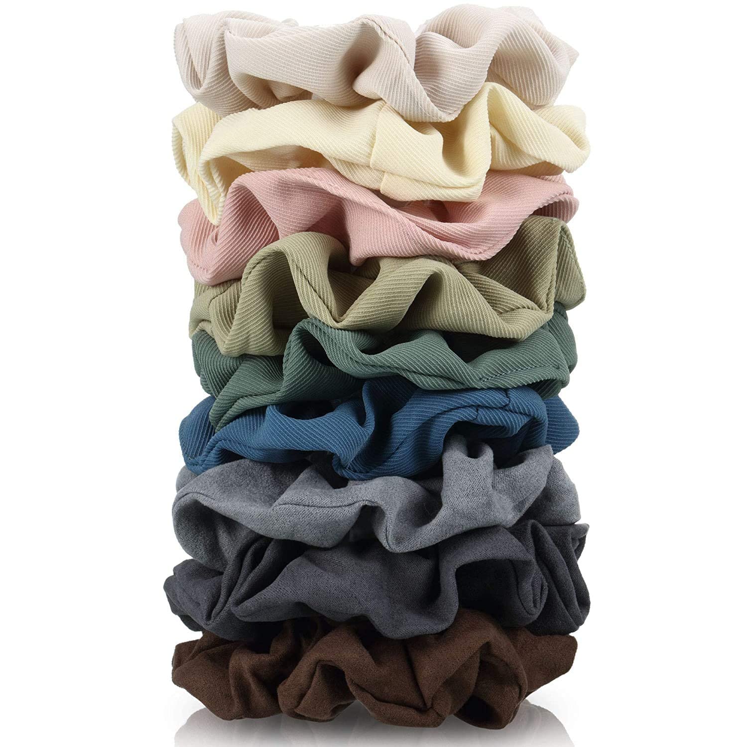 NOTWILD 9 Pieces combo Scrunchies Hair Ties Thick Elastic Hair Bands Scrunchy Soft Small Colorful Hair Ropes Ponytail Holders Hair Accessories for Women Girls multi (B09VGYS61Q) Amazon Price History, Amazon Price Tracker
