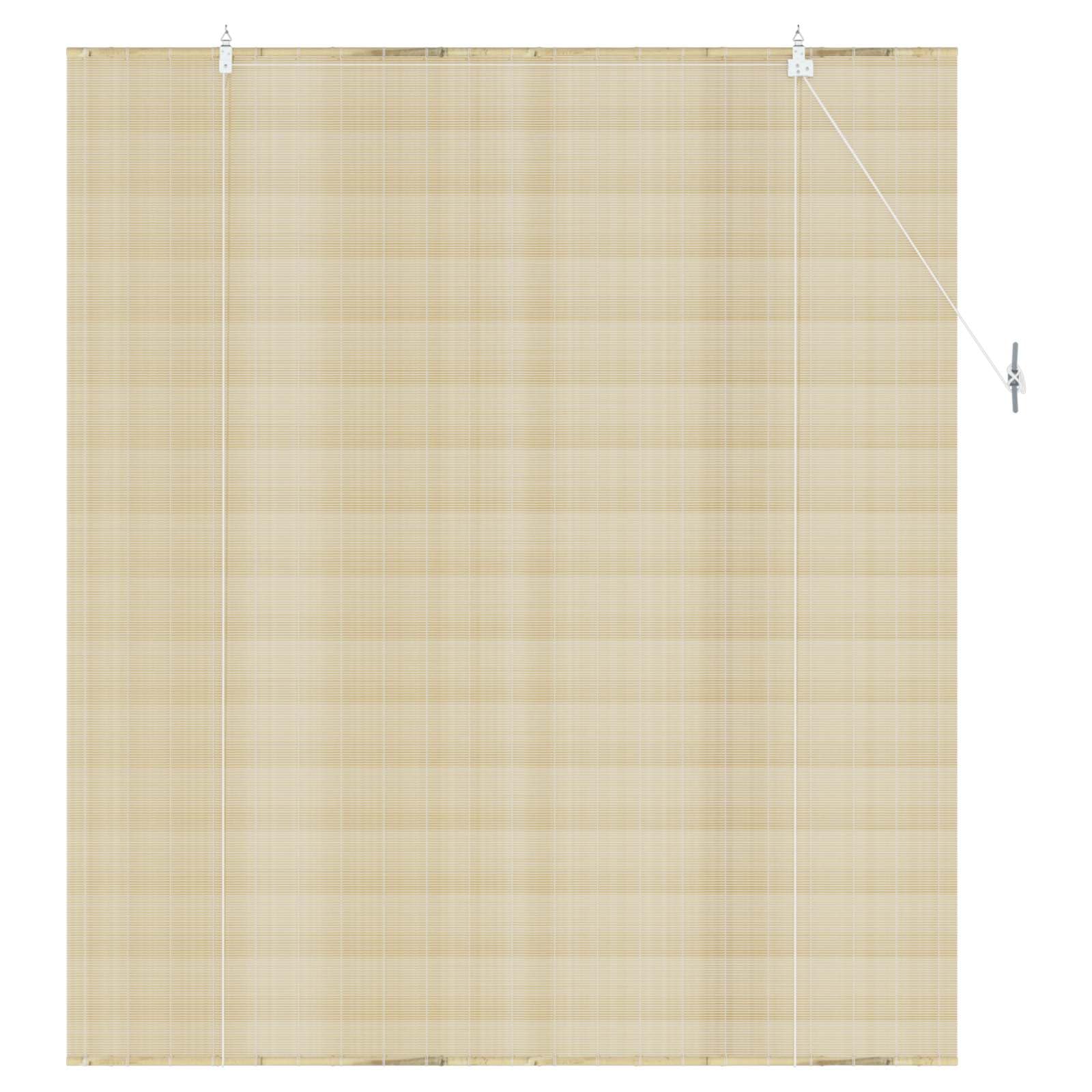 Store enrouleur en bambou - 130 x 160 cm - Naturel - Brise-vue