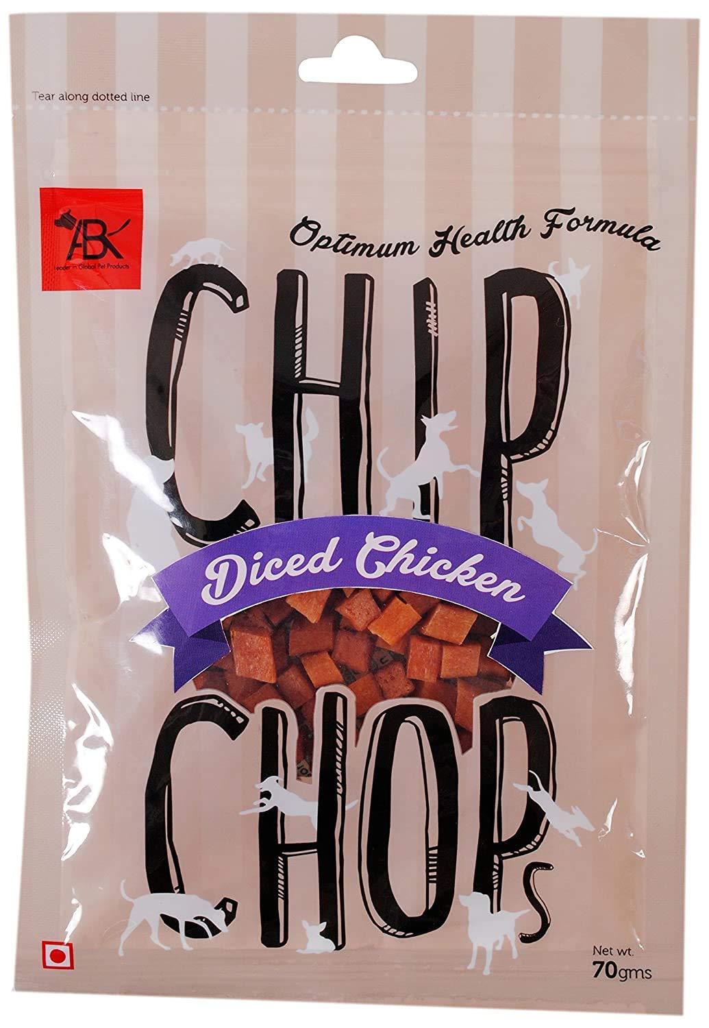 Chip Chops Diced Chicken 70g (Pack of 3) (B097N525GS) Amazon Price History, Amazon Price Tracker