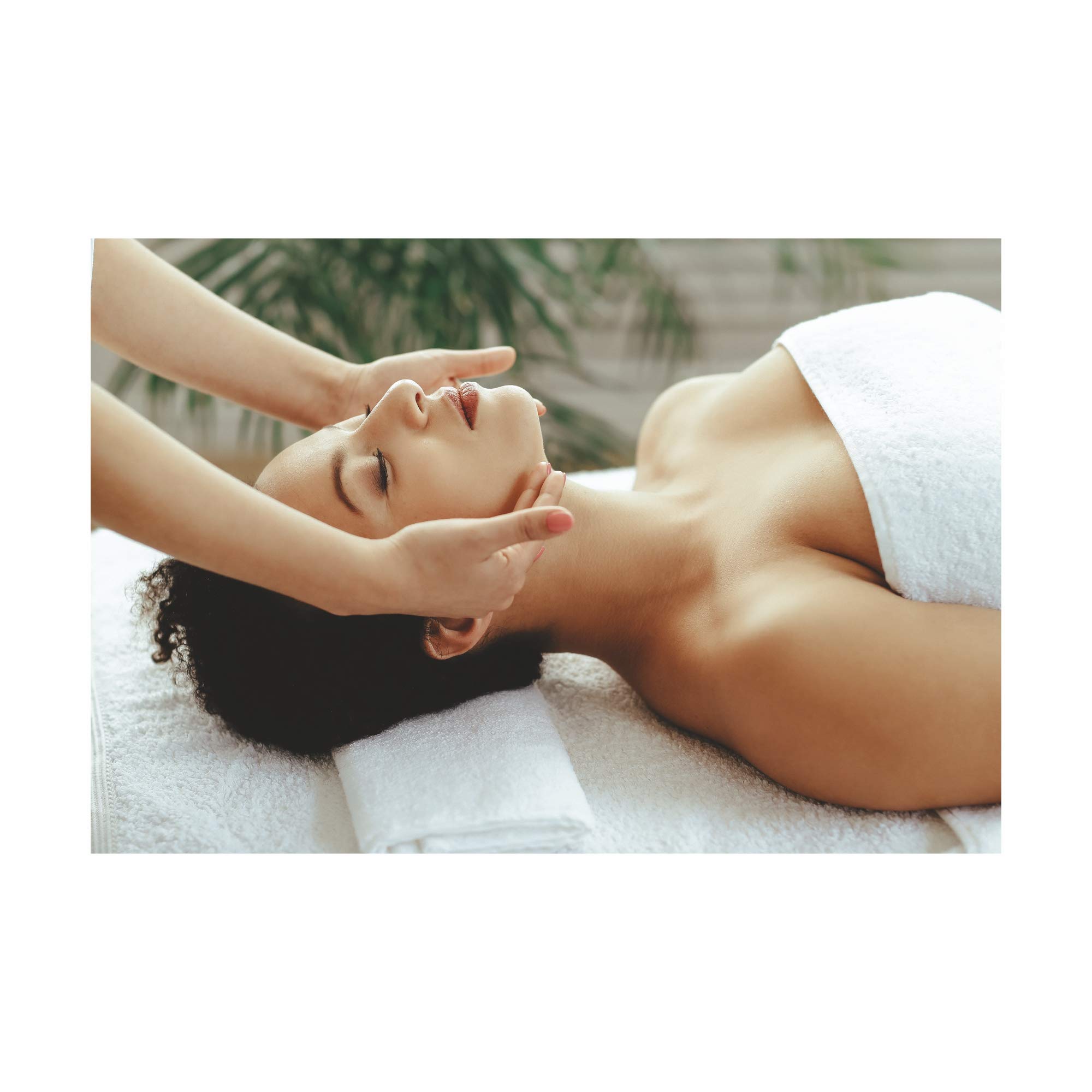 Anne Print Solutions® Face Massage Spa Posters (Without Frame) For Spa Wall Decor Beauty Salon Poster Pack 1 Pcs Size 13 Inch X 19 Inch* Multicolour