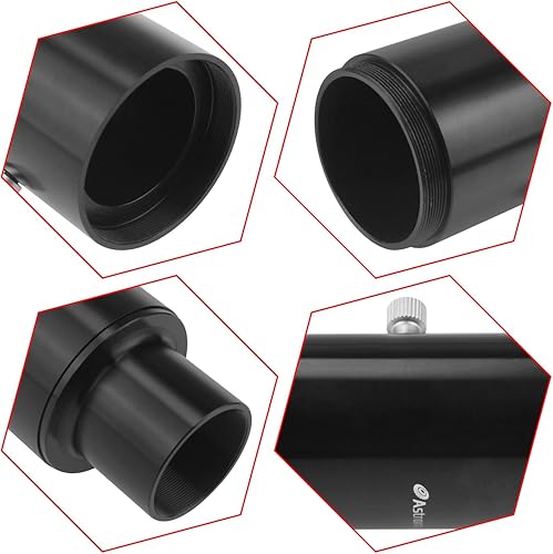 Miniatura 3 de Astromania Adaptador de cámara fija de 1.25 pulgadas un adaptador para imágenes de proyección de plano focal y ocular