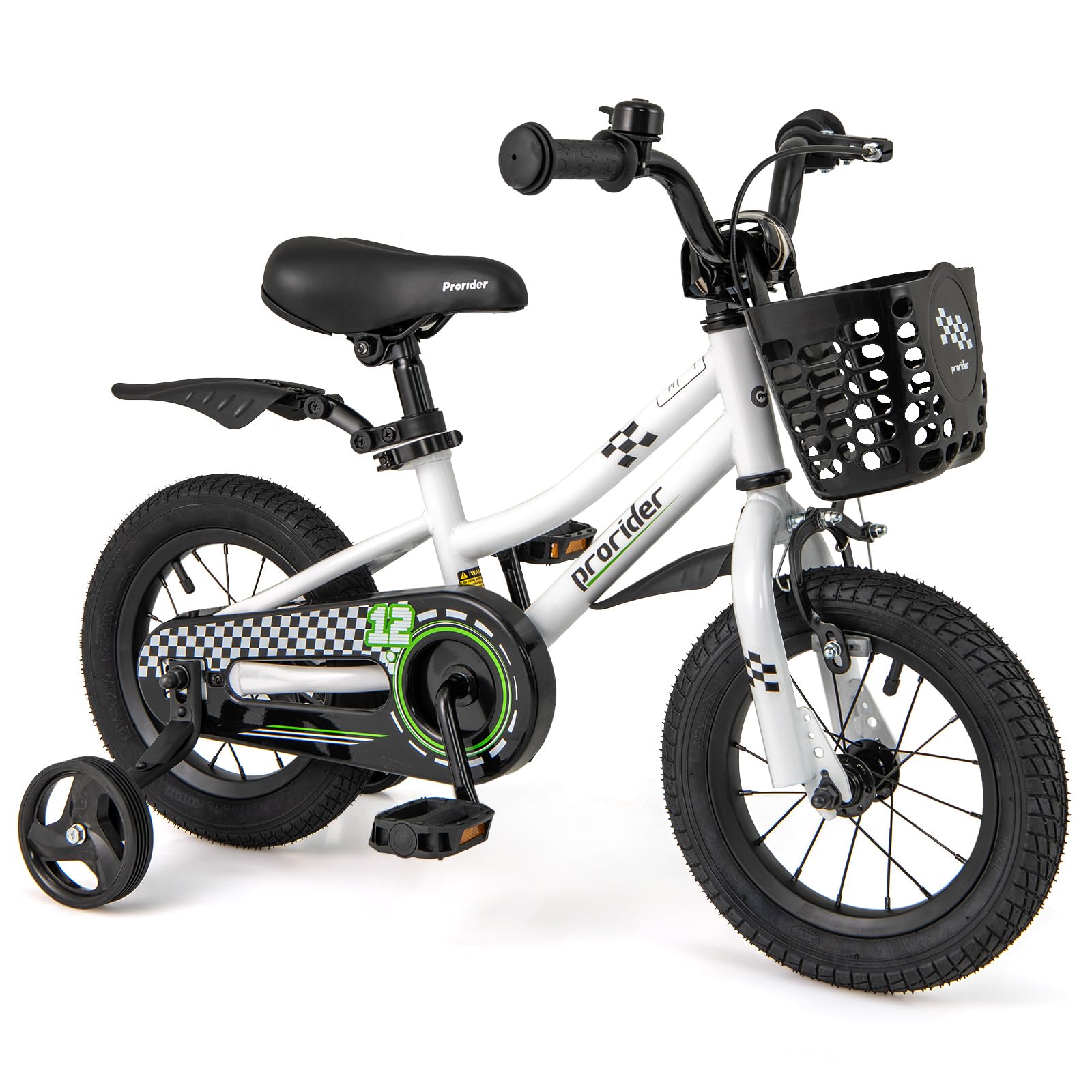 BABY JOYKids Bike, 12 14 16 18 Inch Children Bikes for Boys Girls Age 3-8 Years w/Training Wheels, Handbrake, Coaster Brake & Removable Basket, Kids Bicycle of Multiple Colors