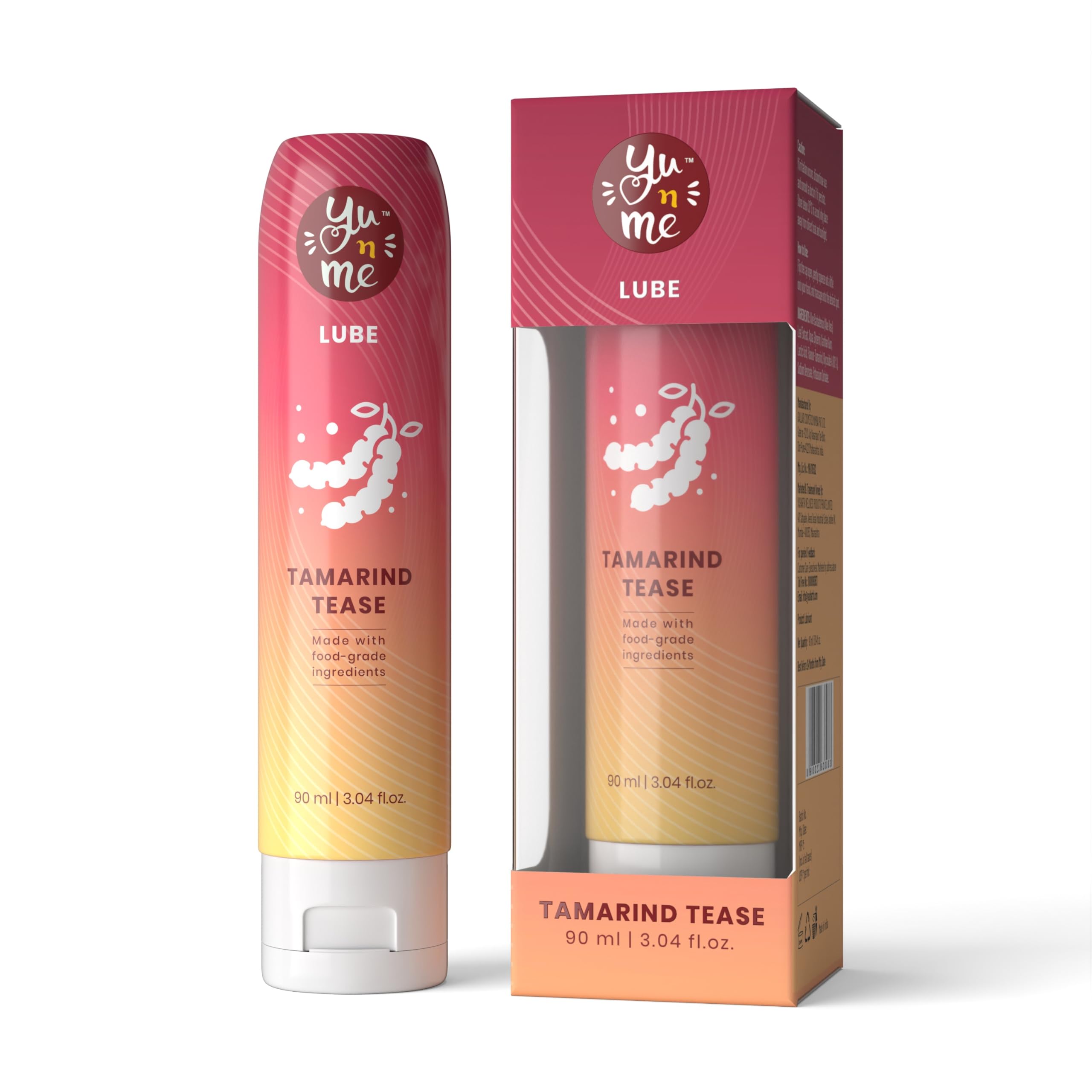 Yu n Me Tamarind Tease Aloe Based Lubricant & Massage Gel for Each Other | Reduces Discomfort | Mood-lifting Fragrance | Safe for Oral Sex | Dermatologically Tested | pH Balanced | 100gm-image-3