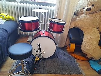 XDrum Junior KIDS Schlagzeug inkl. Schule - Kompaktes Kinderschlagzeug ...