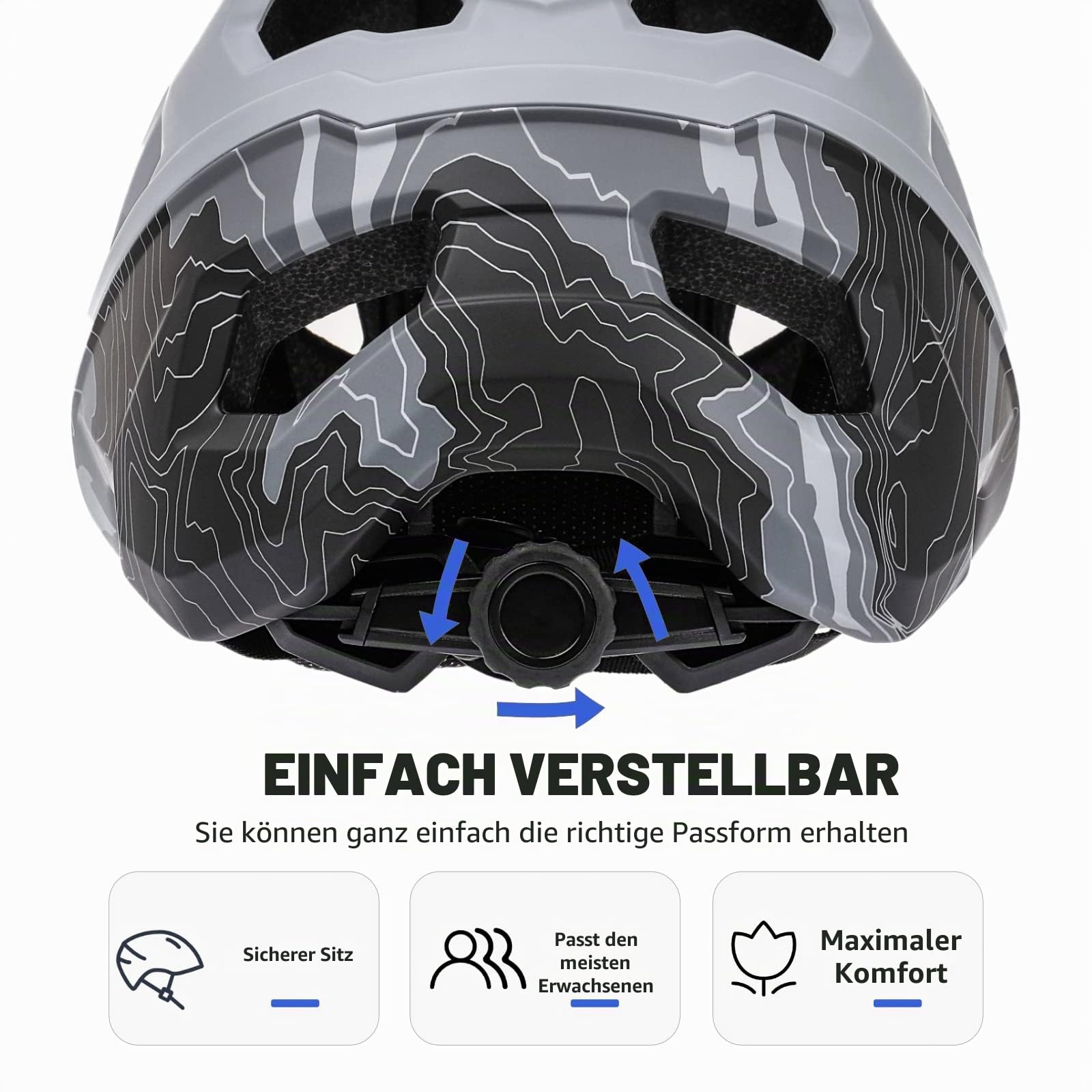 Fahrradhelm,Mountainbike-Helm Helme für Männer,Frauen,Erwachsene und Jugendliche