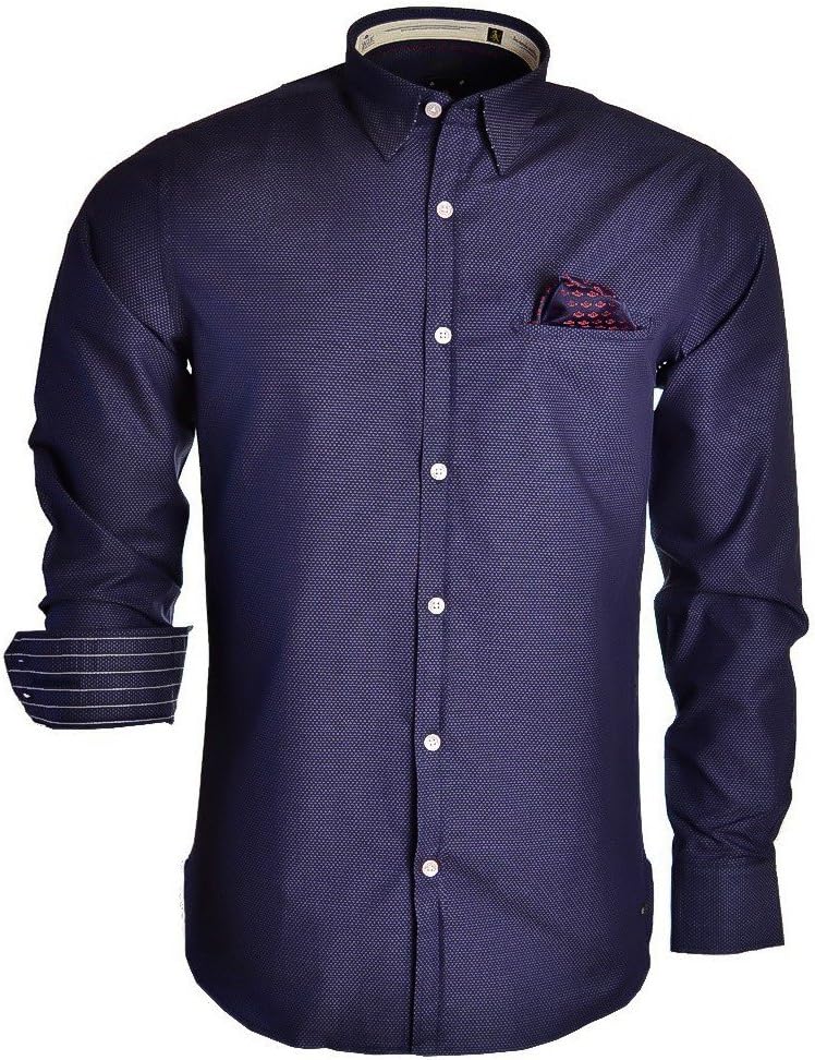 JAQK - Chemise Jaqk bleu marine Wheel Harry pour homme