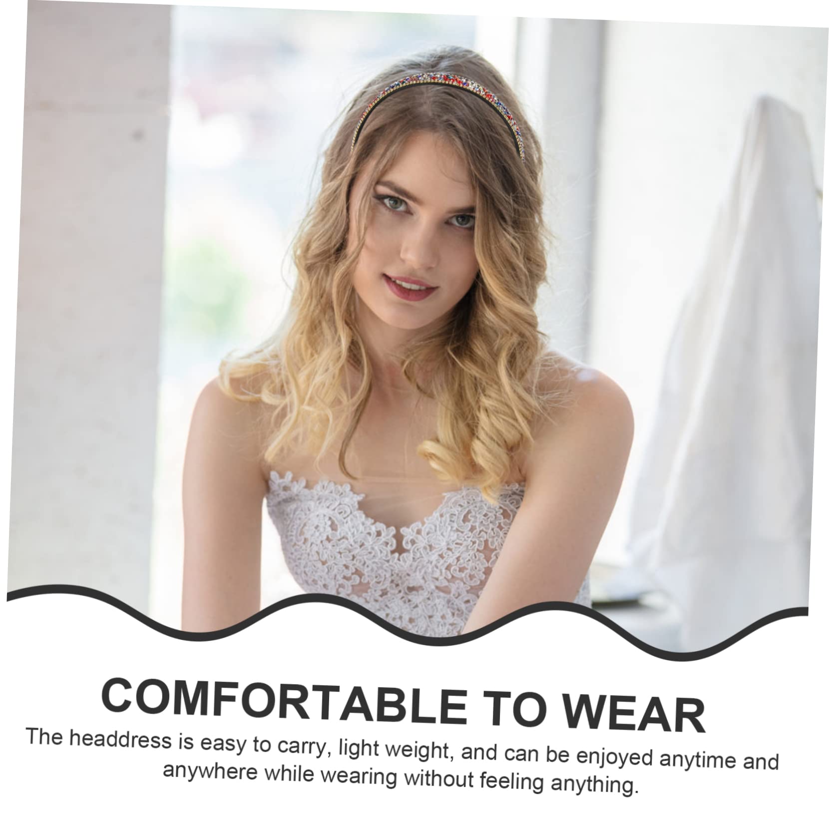 DOITOOL 6pezzi Fasce Per Strass Scintillanti Da Accessori Eleganti Per Donne e Ragazze Cerchietti Decorati Per Occasioni Speciali e Look Casual