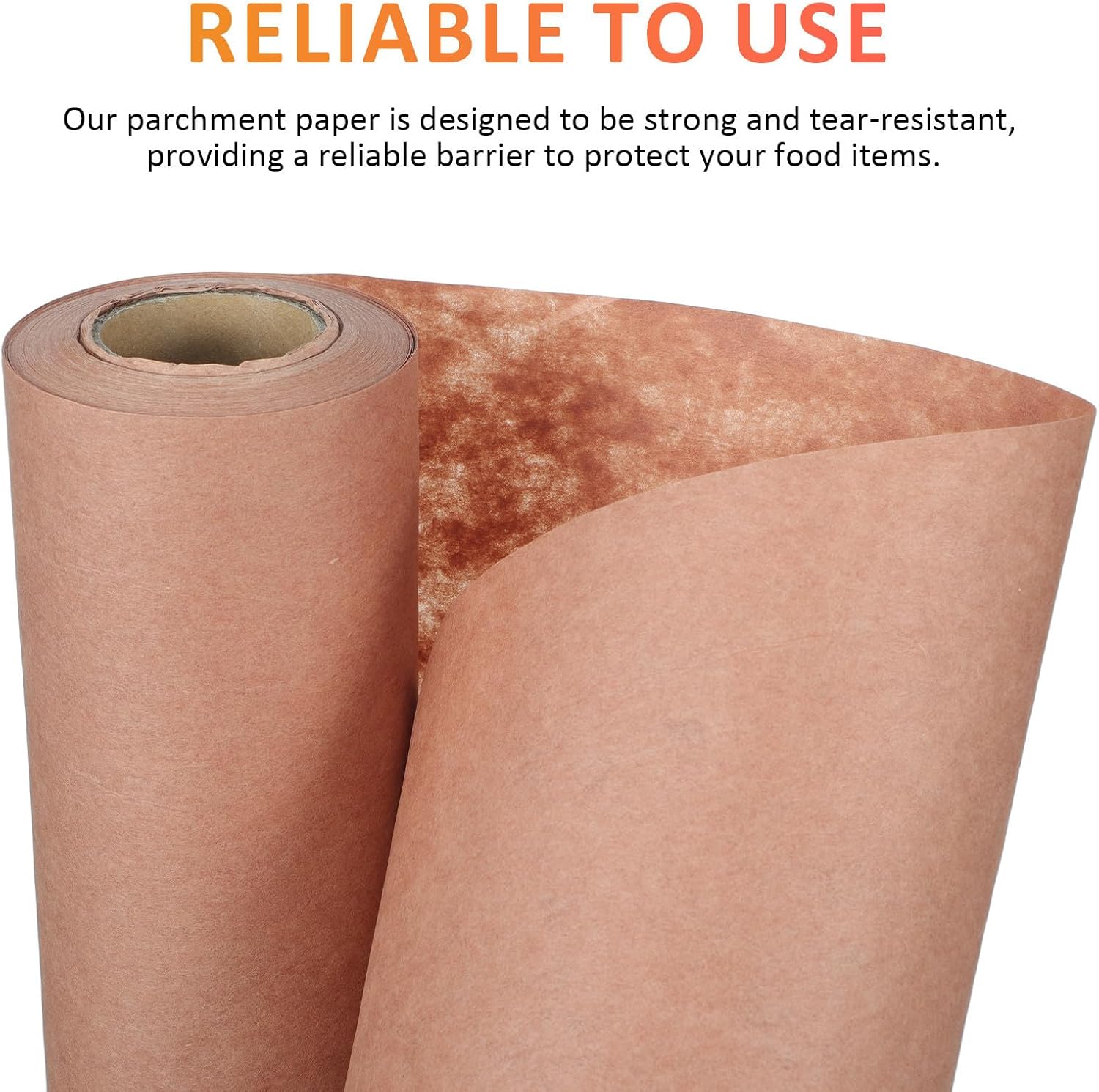 VICASKY Kraft Butcher Paper Greaseproof Baking Paper Pink 1 Roll Lightweight and Tear-resistant and Creating Food Pouches for Outdoor Barbecues