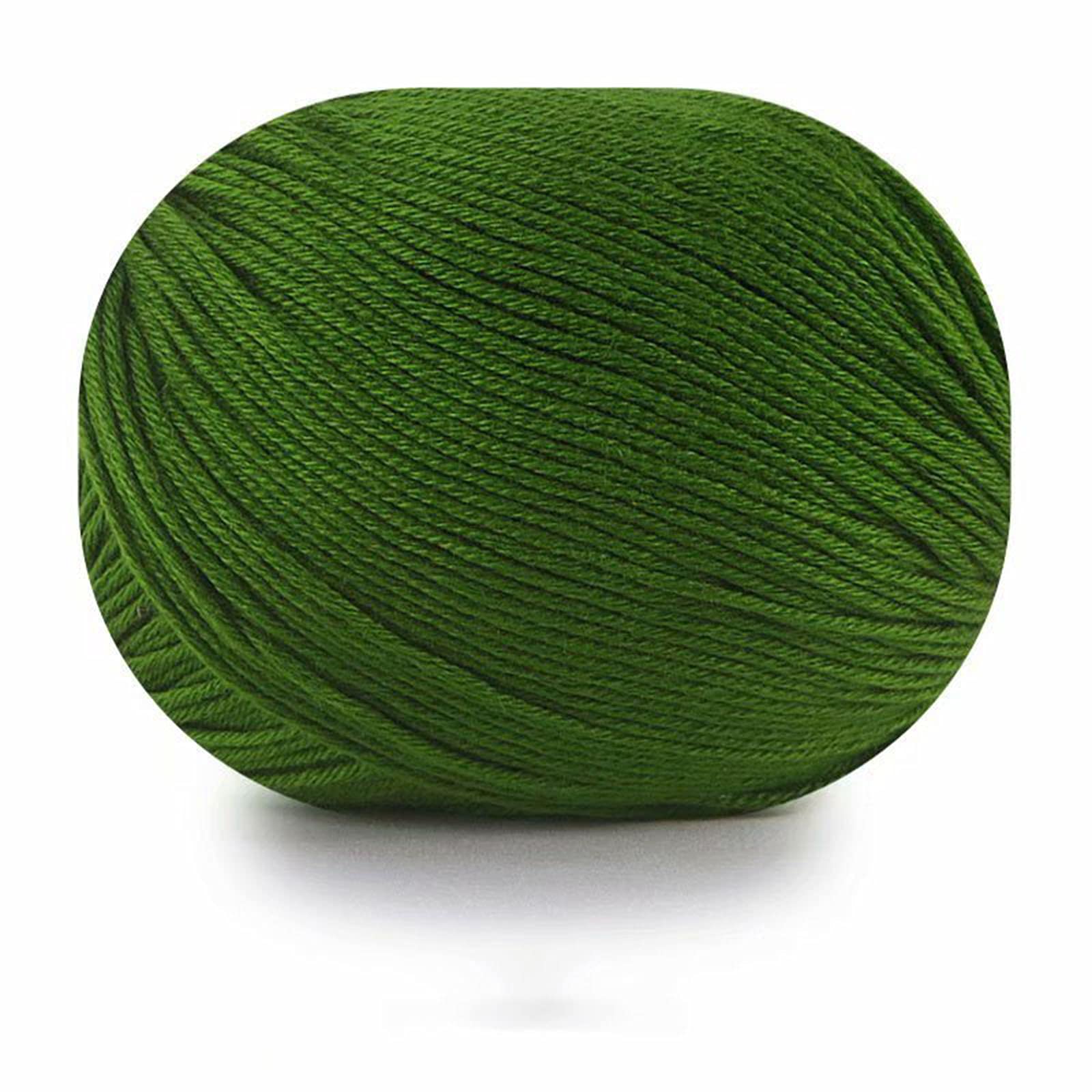 Milk Cotton Yarn for Crochet 10 * 50g Smooth Super Soft Comfortable Double Knitting Baby Wool for Baby Scarf Hat Clothing Any Handcrafts Crocheting (8 Balls,Color 3)