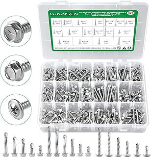 325pcs 8#10 Self Tapping Screws Metal Screws ...,