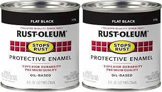 Protective enamel flat black