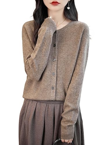 Chanyarn Women's Crewneck 100% Merino Wool Sweater 2025 Spring Fall