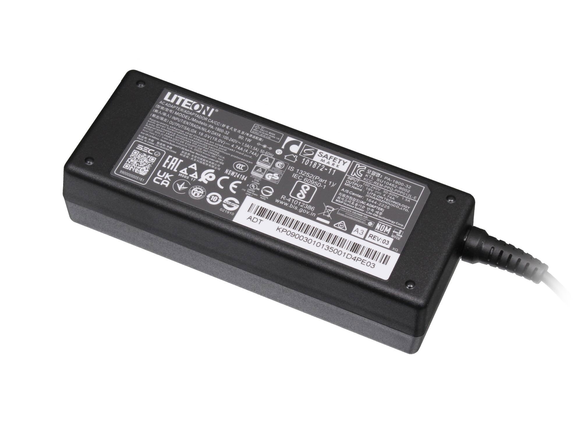 Acer SU10462-9002 Original Power Supply 90 Watt Square Design 