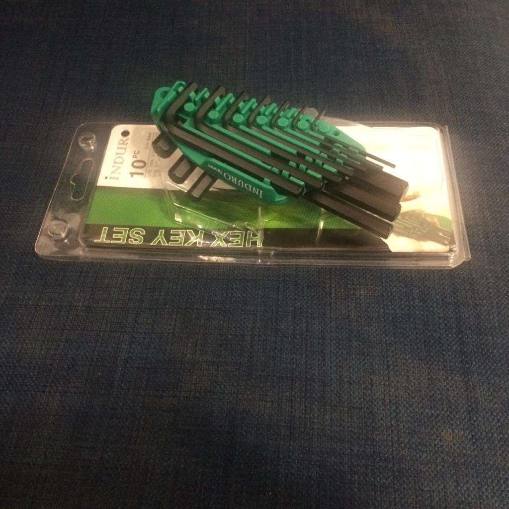 INDURO Allen Key Set (10 Piece) INCH (Made In Taiwan) : Amazon.in: Home ...
